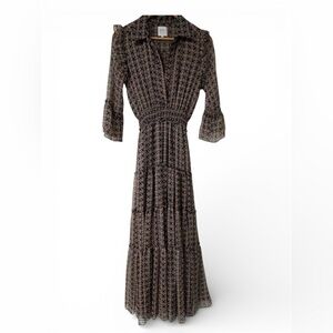 Misa Los Angeles Tiered Maxi Dress